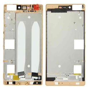 For Huawei P8 Front Housing LCD Frame Bezel Plate(Gold)