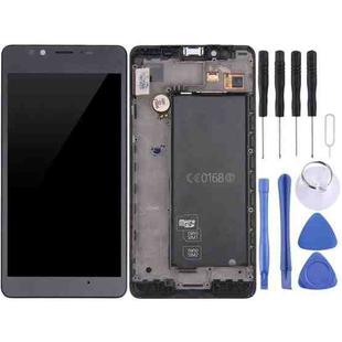 LCD Screen and Digitizer Full Assembly with Frame For Microsoft Lumia 950 (Black)