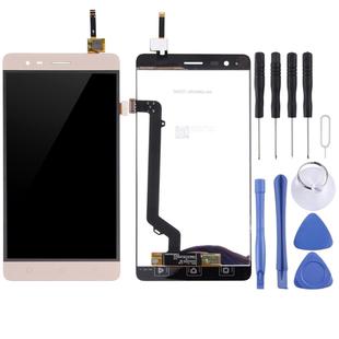 LCD Screen and Digitizer Full Assembly for Lenovo K5 Note(Gold)