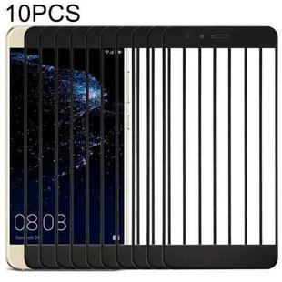 For Huawei P10 lite Front Screen Outer Glass Lens 10PCS (Black)
