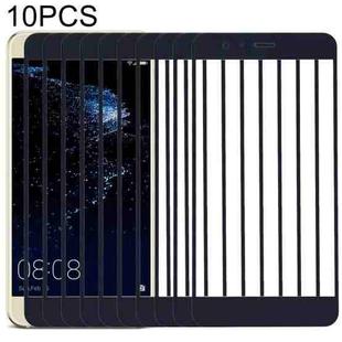 For Huawei P10 lite  10PCS Front Screen Outer Glass Lens (Blue)