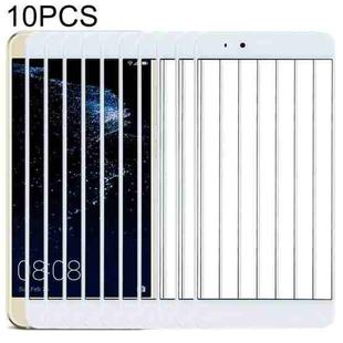 For Huawei P10 lite  10PCS Front Screen Outer Glass Lens (White)