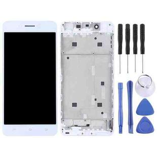 TFT LCD Screen for Vivo X6 Digitizer Full Assembly with Frame(White)