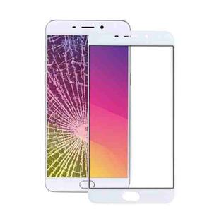 For OPPO R9 / F1 Plus Front Screen Outer Glass Lens (White)