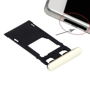 SIM Card Tray + Micro SD / SIM Card Tray + Card Slot Port Dust Plug for Sony Xperia X (Dual SIM Version)