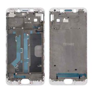 For OPPO R9km Front Housing LCD Frame Bezel Plate (White)