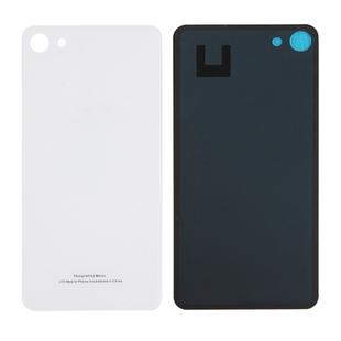 For Meizu U10 / Meilan U10 Glass Battery Back Cover with Adhesive (White)