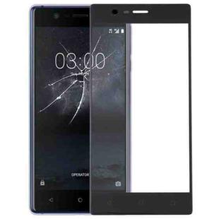 Front Screen Outer Glass Lens for Nokia 3(Black)