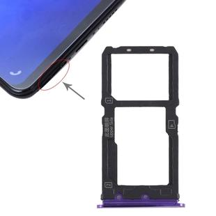 For Vivo X21 SIM Card Tray + SIM Card Tray / Micro SD Card Tray (Purple)