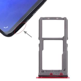 For Vivo X21 SIM Card Tray + SIM Card Tray / Micro SD Card Tray (Red)