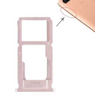 For OPPO R11s Plus SIM Card Tray + SIM Card Tray / Micro SD Card Tray (Rose Gold)