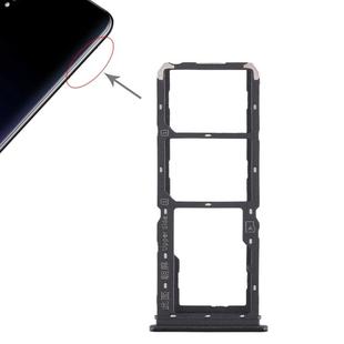 For Vivo Y97 2 x SIM Card Tray + Micro SD Card Tray (Black)