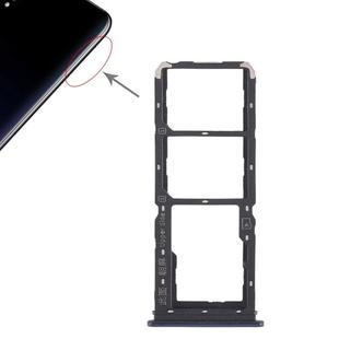 For Vivo Y97 2 x SIM Card Tray + Micro SD Card Tray (Blue)