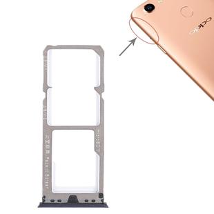 For OPPO A79 2 x SIM Card Tray + Micro SD Card Tray (Blue)
