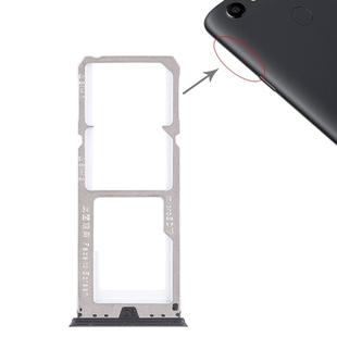 For OPPO A73 / F5 2 x SIM Card Tray + Micro SD Card Tray (Black)