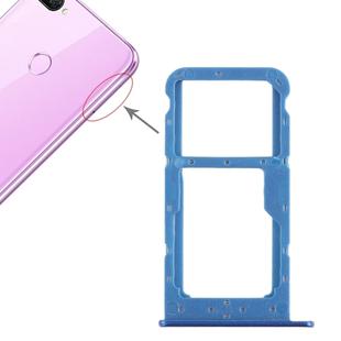 SIM Card Tray + SIM Card Tray / Micro SD Card Tray for Huawei Honor 9i (Blue)