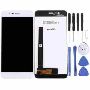 OEM LCD Screen for Asus ZenFone 3 Max / ZC520TL / X008D (038 Version) with Digitizer Full Assembly (White)