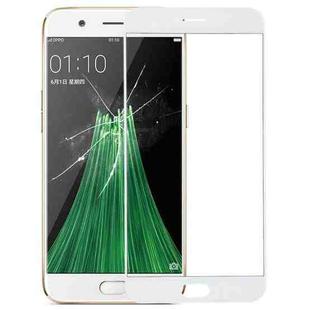For OPPO R11 Plus Front Screen Outer Glass Lens (White)