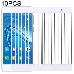 10 PCS for Huawei Enjoy 6s Front Screen Outer Glass Lens(White)