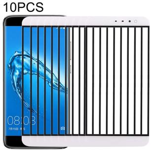 10 PCS for Huawei Maimang 5 Front Screen Outer Glass Lens(White)