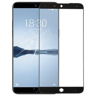 For Meizu 15 Front Screen Outer Glass Lens (Black)