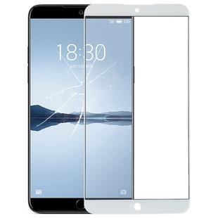 For Meizu 15 Plus Front Screen Outer Glass Lens (White)