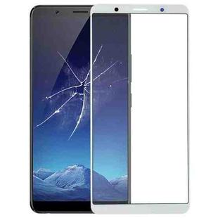 For Vivo X20 Plus Front Screen Outer Glass Lens (White)