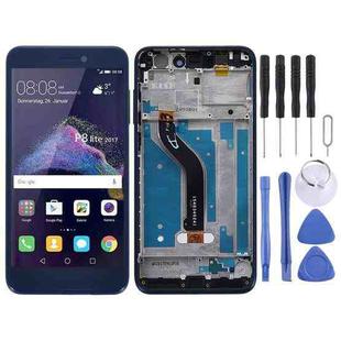 OEM LCD Screen for Huawei P8 Lite (2017) Digitizer Full Assembly with Frame(Blue)
