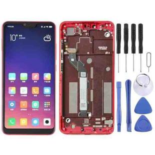 TFT LCD Screen for Xiaomi Mi 8 Lite Digitizer Full Assembly with Frame(Red)