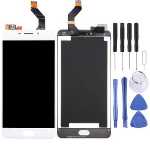 TFT LCD Screen for Meizu M6 Note / Meilan Note 6 with Digitizer Full Assembly(White)