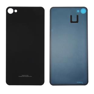 For Meizu Meilan X Glass Battery Back Cover with Adhesive (Black)