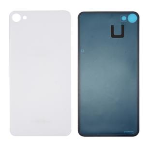 For Meizu Meilan X Glass Battery Back Cover with Adhesive (White)