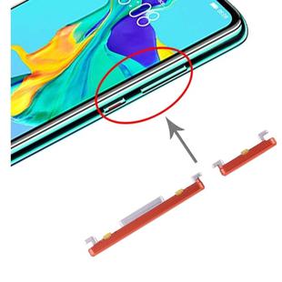 For Huawei P30 Power Button and Volume Control Button (Orange)