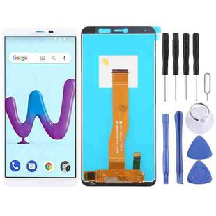 TFT LCD Screen for Wiko Y80 with Digitizer Full Assembly (White)