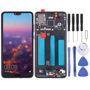 OEM LCD Screen for Huawei P20 Digitizer Full Assembly with Frame (Black)