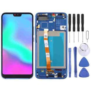 OEM LCD Screen for Huawei Honor 10 Digitizer Full Assembly with Frame (Blue)