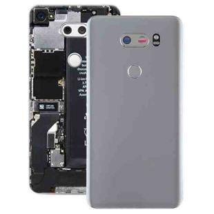 Battery Back Cover with Camera Lens & Fingerprint Sensor for LG V30 / VS996 / LS998U / H933 / LS998U / H930(Silver)
