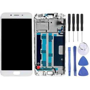 For OPPO R9s LCD Screen (TFT) + Touch Panel with Frame(White)