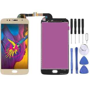 TFT LCD Screen for Motorola Moto G5S with Digitizer Full Assembly (Gold)