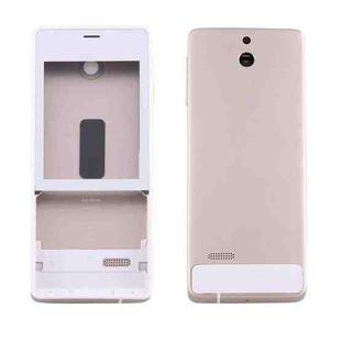 Full Housing Cover (Front Cover + Battery Back Cover) for Nokia 515(Gold)