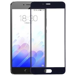 For Meizu Meilan X Front Screen Outer Glass Lens(Blue)