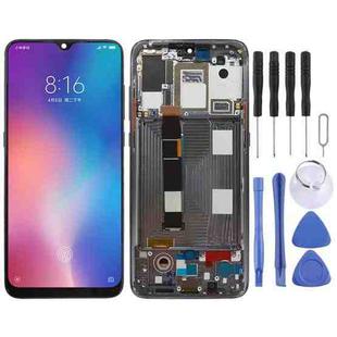 OLED LCD Screen for Xiaomi Mi 9 Digitizer Full Assembly with Frame(Black)