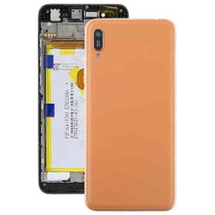 Battery Back Cover with Camera Lens & Side Keys for Huawei Enjoy 9e(Coffee)