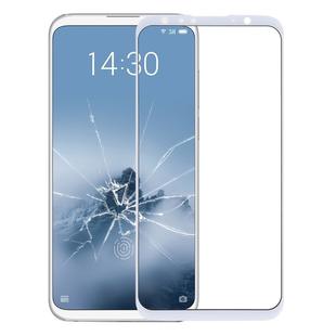For Meizu 16 Front Screen Outer Glass Lens (White)