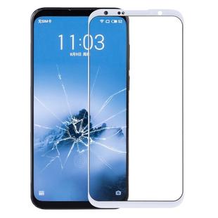 For Meizu 16 Plus Front Screen Outer Glass Lens (White)
