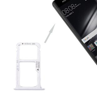 For Huawei Mate 9 SIM Card Tray & SIM / Micro SD Card Tray(White)