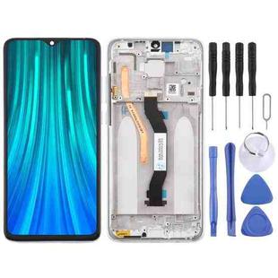 TFT LCD Screen for Xiaomi Redmi Note 8 Pro Digitizer Full Assembly with Frame (Double SIM Card Version)(White)