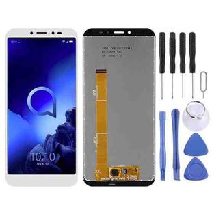 LCD Screen and Digitizer Full Assembly for Alcatel 1S (2019) OT5024 5024 5024D 5024A 5024J(White)