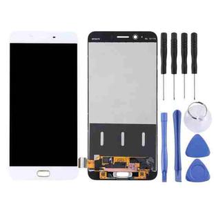 TFT LCD Screen for OPPO R9s Plus Digitizer Full Assembly (White)