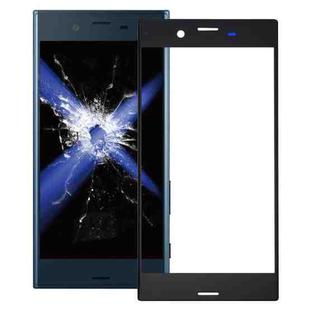 Front Screen Outer Glass Lens for Sony Xperia XZ(Black)